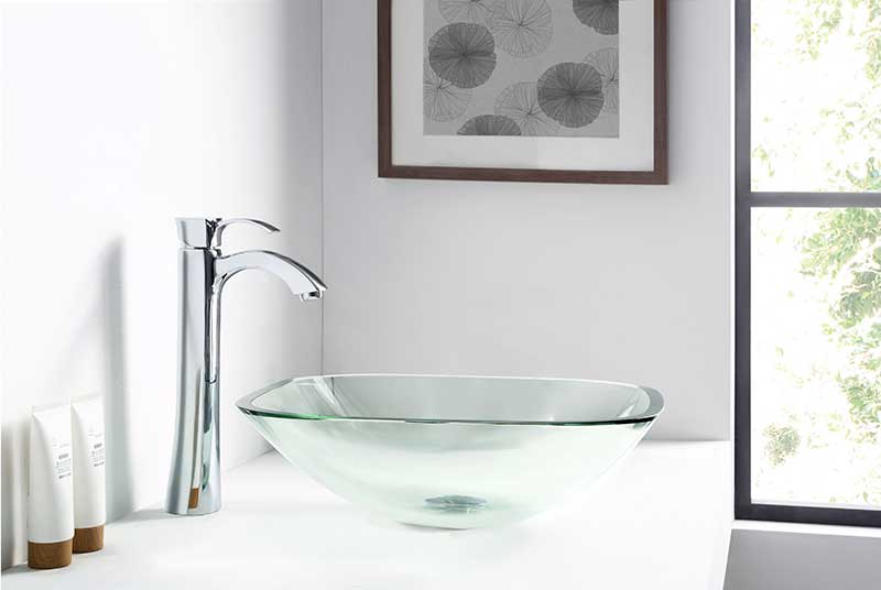 Anzzi Story Series Deco-Glass Vessel Sink in Lustrous Clear LS-AZ8119 2