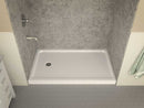 Anzzi Nautilus Series 36 in. x 60 in. Double Threshold Shower Base in White SB-AZ008WL 3