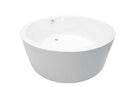 Anzzi Rotunda 59 in. One Piece Acrylic Freestanding Bathtub in Glossy White 8