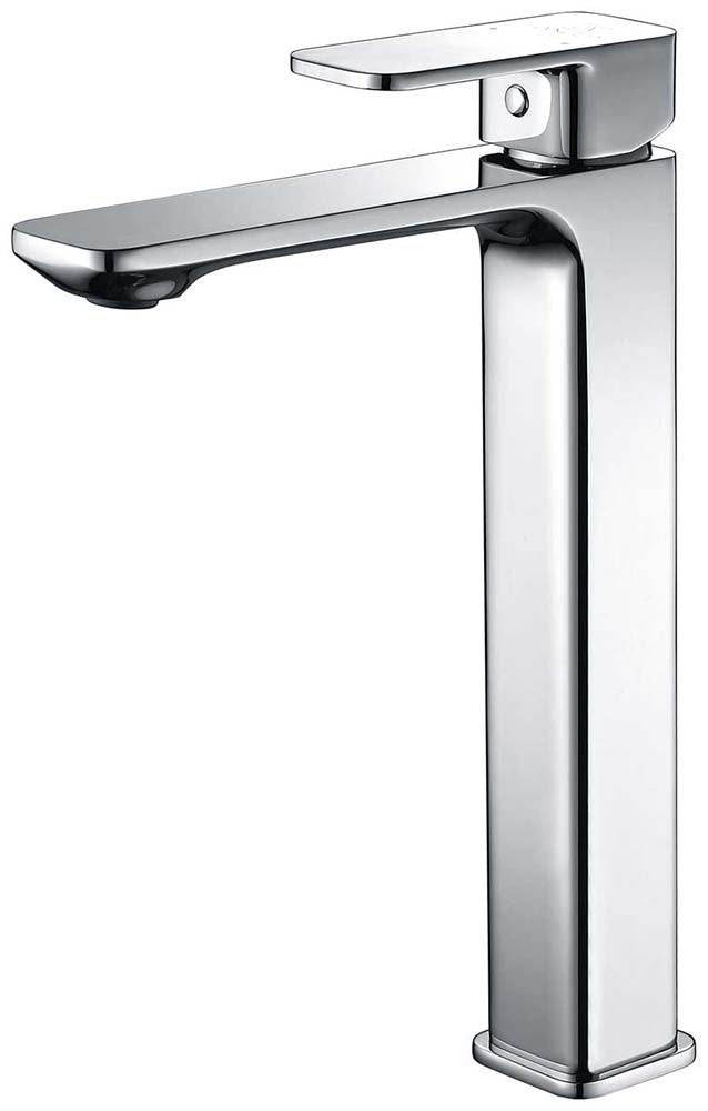 Anzzi Vibra Single Hole Single-Handle Bathroom Sink Faucet-Polished Chrome L-AZ103 2