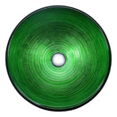 Anzzi Posh Series Deco-Glass Vessel Sink in Brushed Green LS-AZ287 3