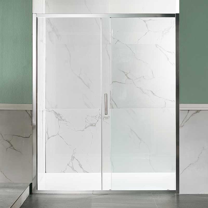 Anzzi Halberd 48 in. x 72 in. Framed Shower Door with TSUNAMI GUARD in Polished Chrome SD-AZ052-01CH 6