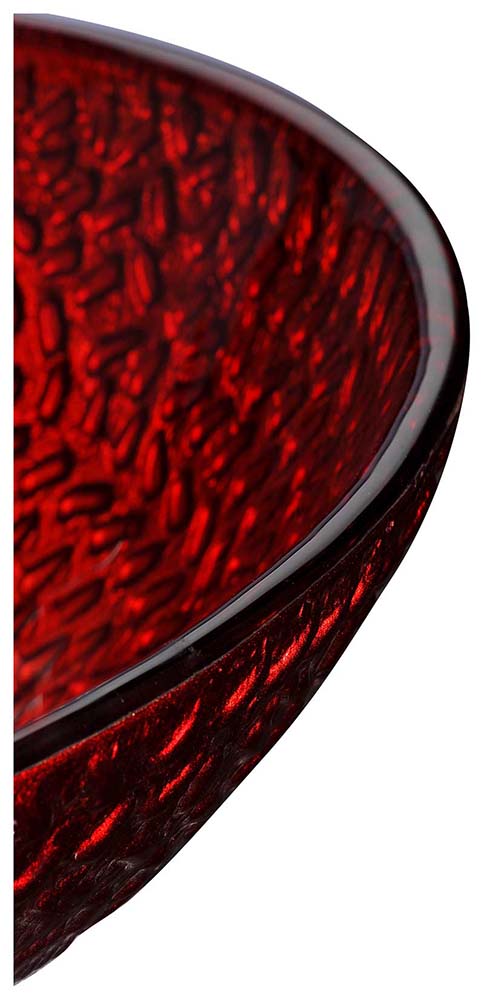 Anzzi Hollywood Series Deco-Glass Vessel Sink in Lustrous Red LS-AZ8124 12