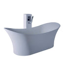 Control Brand True Solid Surface Cloud 68.88" x 29.5" Soaking Bathtub