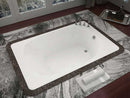 Venzi Aqui 48 x 78 Rectangular Soaking Bathtub with Center Drain By Atlantis