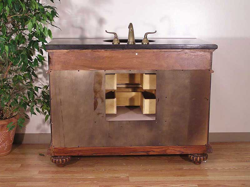 Legion Furniture Single Sink Chest - W5247-11 Walnut Brown 3