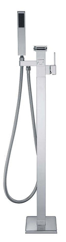 Anzzi Union 2-Handle Claw Foot Tub Faucet with Hand Shower in Polished Chrome FS-AZ0059CH 16