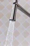 Anzzi Accent Single Handle Pull-Down Sprayer Kitchen Faucet in Brushed Nickel KF-AZ003BN 9