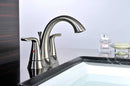 Anzzi Cadenza Series 2-Handle Bathroom Sink Faucet in Brushed Nickel 4