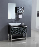 Legion Furniture Wall Cabinet Black / White