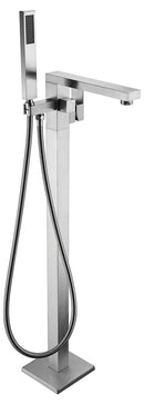 Anzzi Khone 2-Handle Claw Foot Tub Faucet with Hand Shower in Brushed Nickel FS-AZ0037BN