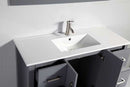 Legion Furniture 48" Solid Wood Sink Vanity with Mirror and Faucet 4