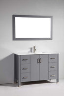 Legion Furniture 48" Solid Wood Sink Vanity with Mirror and Faucet