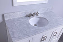 Legion Furniture 48" Solid Wood Sink Vanity With Mirror-No Faucet White 3