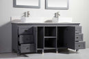 Legion Furniture 72" Solid Wood Sink Vanity with Mirror-No Faucet  2