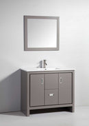 Legion Furniture 39" Solid Wood Sink Vanity with Mirror-No Faucet 