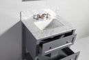 Legion Furniture 30" Solid Wood Sink Vanity with Mirror-No Faucet  4