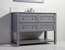 Legion Furniture 48" Solid Wood Sink Vanity with Mirror-No Faucet  2