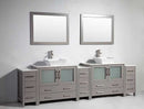 Legion Furniture 2 of 36" Solid Wood Sink Vanity with Mirror + 3 of 12" Side Cabinet for WA78