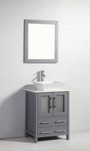 Legion Furniture 24" Solid Wood Sink Vanity with Mirror-No Faucet 