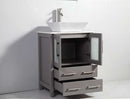 Legion Furniture 24" Solid Wood Sink Vanity with Mirror-No Faucet  2