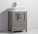Legion Furniture 24" Solid Wood Sink Vanity with Mirror-No Faucet  3
