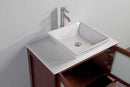 Legion Furniture 24" Solid Wood Sink Vanity With Mirror-No Faucet Cherry 3