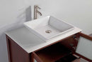 Legion Furniture 36" Solid Wood Sink Vanity With Mirror-No Faucet Cherry 3
