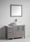 Legion Furniture 30" Solid Wood Sink Vanity with Mirror + 12" Side Cabinet for WA78