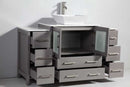 Legion Furniture 30" Solid Wood Sink Vanity with Mirror + 2 of 12" Side Cabinet for WA78 2