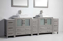 Legion Furniture 2 of 30" Solid Wood Sink Vanity with Mirror + 3 of 12" Side Cabinet for WA78 3