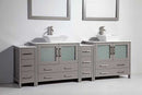 Legion Furniture 2 of 36" Solid Wood Sink Vanity with Mirror + 2 of 12" Side Cabinet for WA78 3