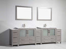 Legion Furniture 2 of 36" Solid Wood Sink Vanity with Mirror + 3 of 12" Side Cabinet for WA79