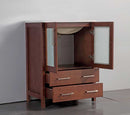Legion Furniture 24" Solid Wood Sink Vanity With Mirror-No Faucet Cherry 2