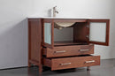 Legion Furniture 36" Solid Wood Sink Vanity With Mirror-No Faucet Cherry 2