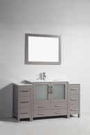 Legion Furniture 36" Solid Wood Sink Vanity with Mirror + 2 of 12" Side Cabinet for WA79