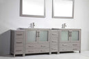 Legion Furniture 2 of 36" Solid Wood Sink Vanity with Mirror + 2 of 12" Side Cabinet for WA78 2