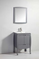 Legion Furniture 24" Solid Wood Sink Vanity with Mirror-No Faucet 