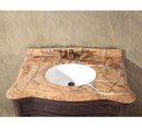 InFurniture Rainforest Brown Marble Top Only WB-1236L-RB TOP