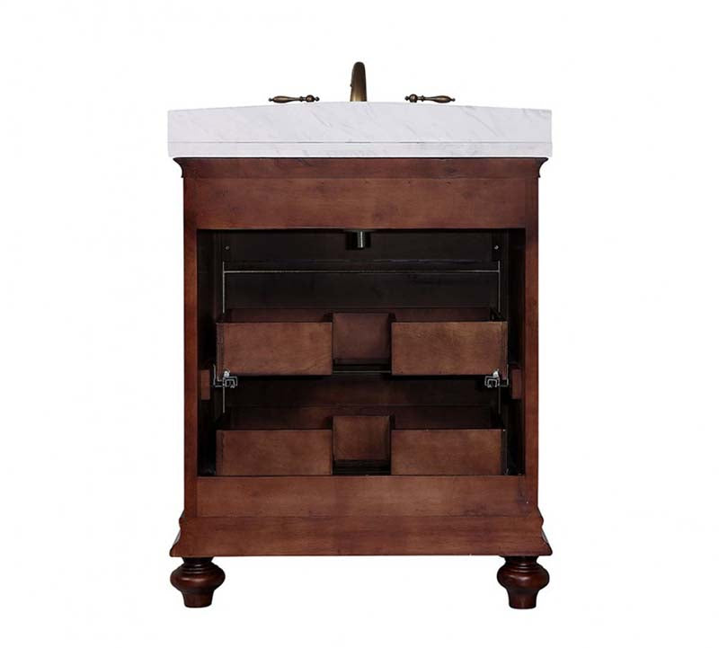 InFurniture 30" Solid Wood Sink Vanity With No Faucet WB-19716A 5