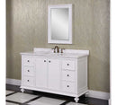 InFurniture 60" Solid Wood Sink Vanity With No Faucet WB-19716-60