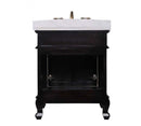 InFurniture 30" Solid Wood Sink Vanity With No Faucet WB-19718A 5