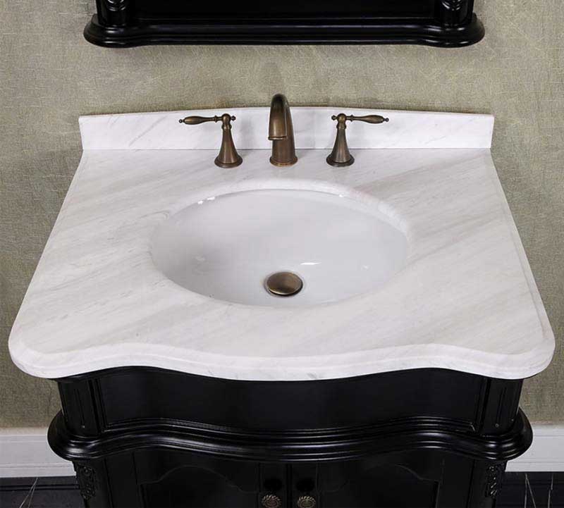 InFurniture 30" Solid Wood Sink Vanity With No Faucet WB-19718A 4