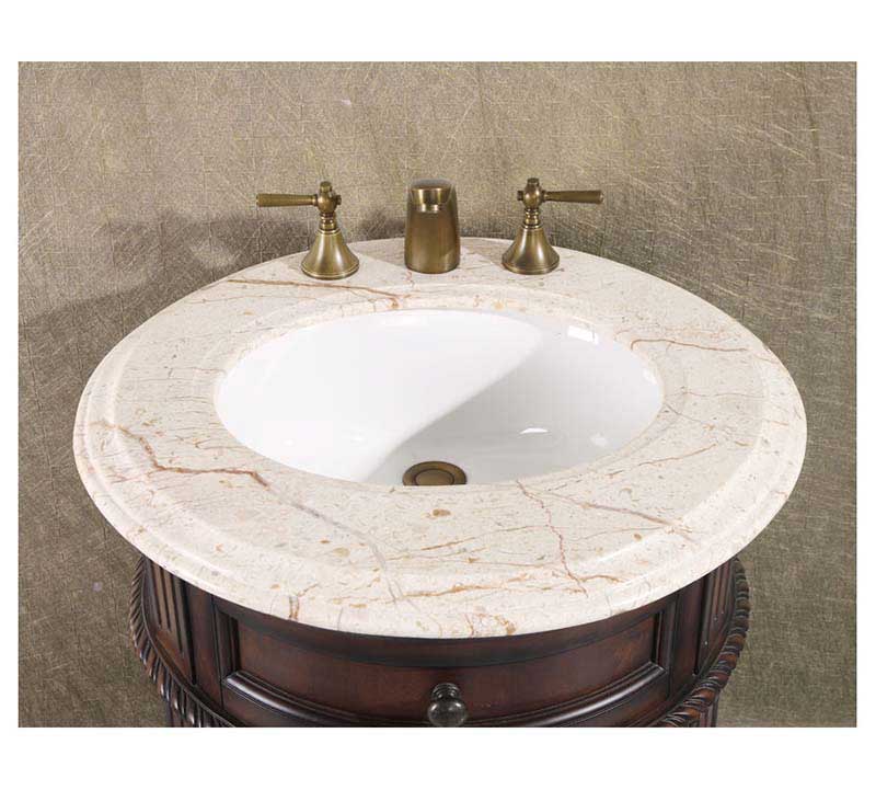 InFurniture 24" Solid Wood Sink Vanity With No Faucet WB-2324L 4
