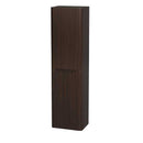 Wyndham Collection Murano Wall-Mounted Bathroom Storage Cabinet in Espresso (Two-Door)