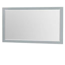 Axa 60" Single Bathroom Vanity in Dove Gray, Acrylic Resin Countertop, Integrated Sink and 58" Mirror 4