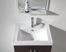 Legion Furniture 24" Sink Vanity Without Faucet Walnut Wood Vein & White 6