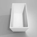Wyndham Collection Hannah 59 inch Freestanding Bathtub in White with Brushed Nickel Drain and Overflow Trim 5