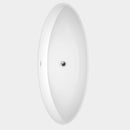 Wyndham Collection Helen 70 inch Soaking Bathtub in White with Polished Chrome Trim, and Polished Chrome Floor Mounted Faucet 4