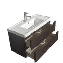 Wyndham Collection Murano 36 inch Single Bathroom Vanity in Espresso, Acrylic-Resin Countertop, Integrated Sink, and 24 inch Mirror 4